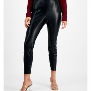 Bar III Faux Leather Leggings